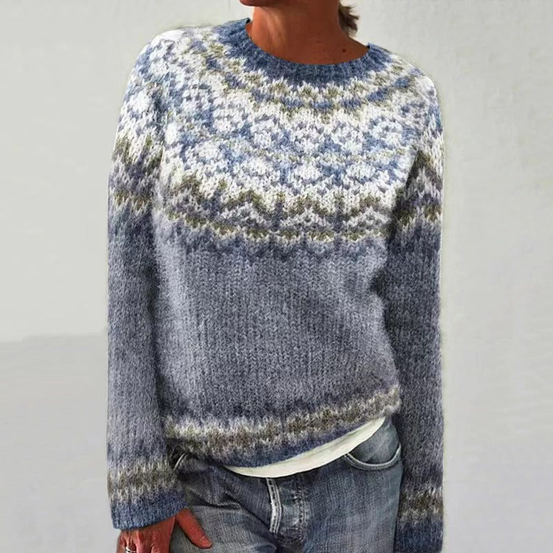 Pull de Noël femme motif renne festif