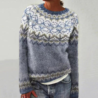 Pull de Noël femme motif renne festif
