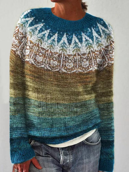 Pull de Noël femme motif renne festif