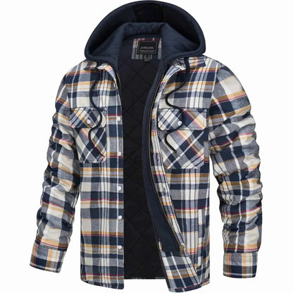Veste d'hiver pour homme à capuche