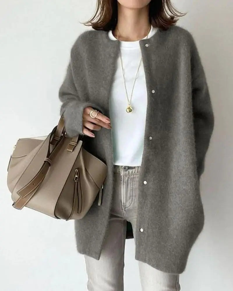 Gilet Femme en Laine Chaude pour l'Automne