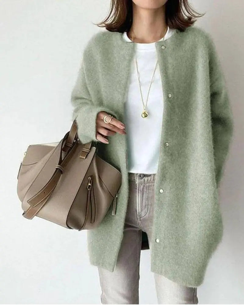 Gilet Femme en Laine Chaude pour l'Automne