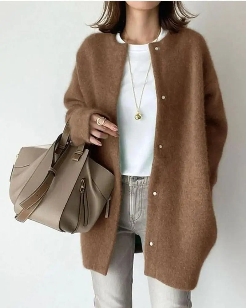 Gilet Femme en Laine Chaude pour l'Automne