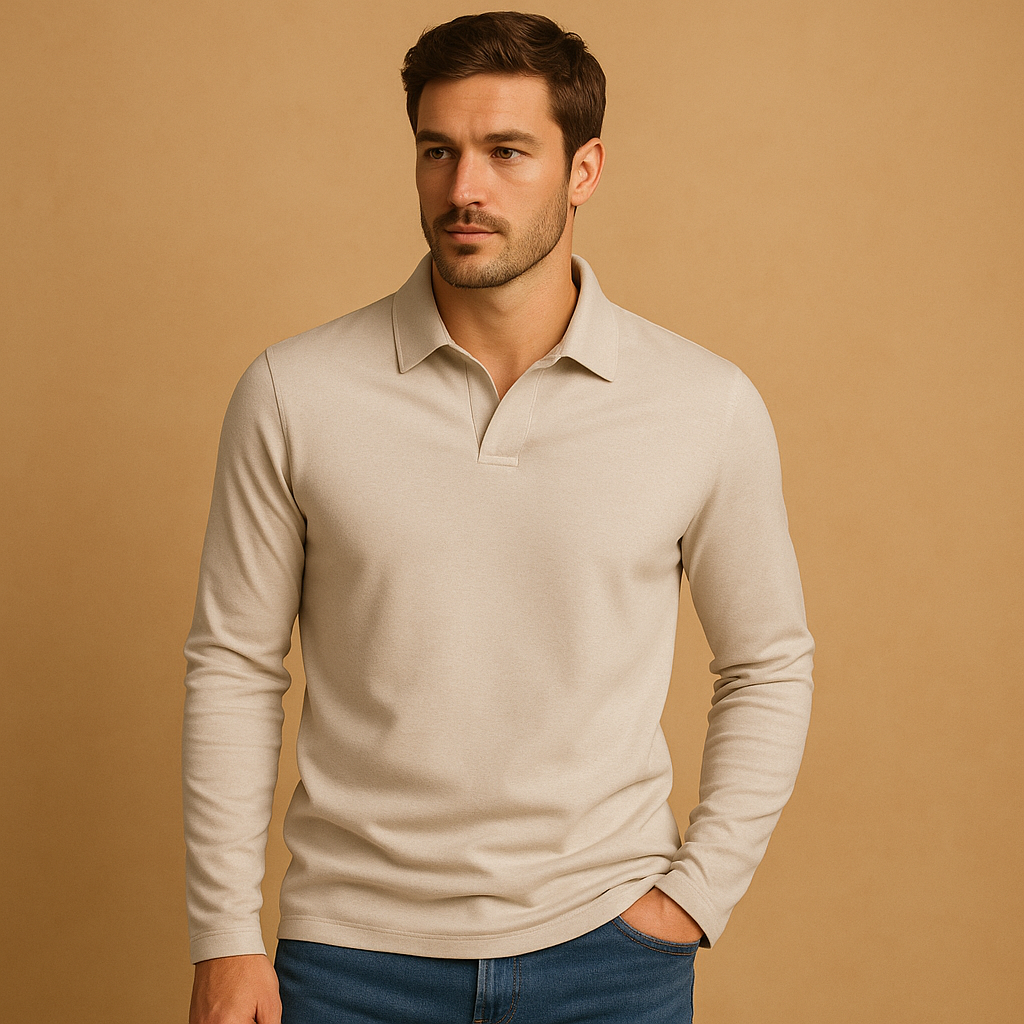 Polo homme manches courtes élégant décontracté