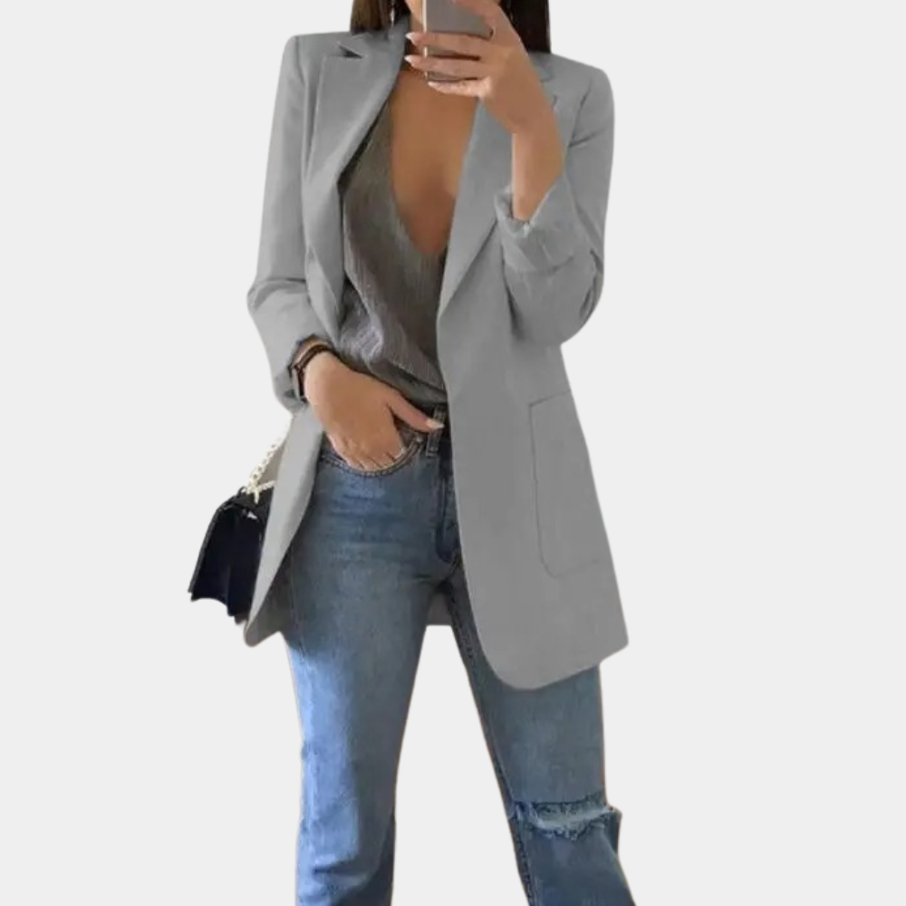 Blazer élégant pour femme, veste d'automne pour femme