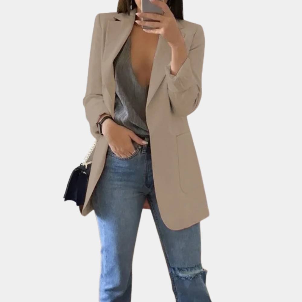 Blazer élégant pour femme, veste d'automne pour femme