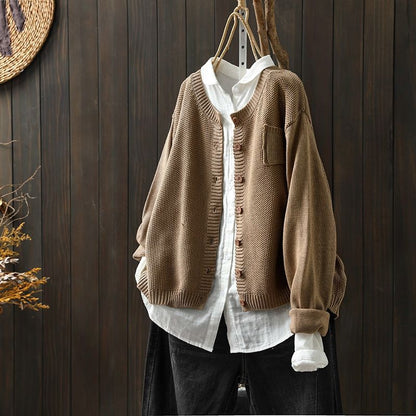 Gilet oversize en maille pour femme