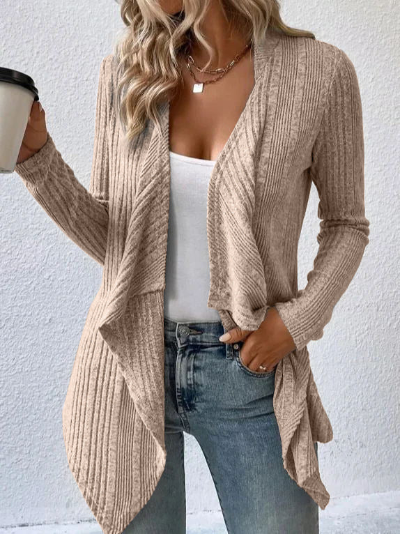 Cardigan décontracté ouvert moderne