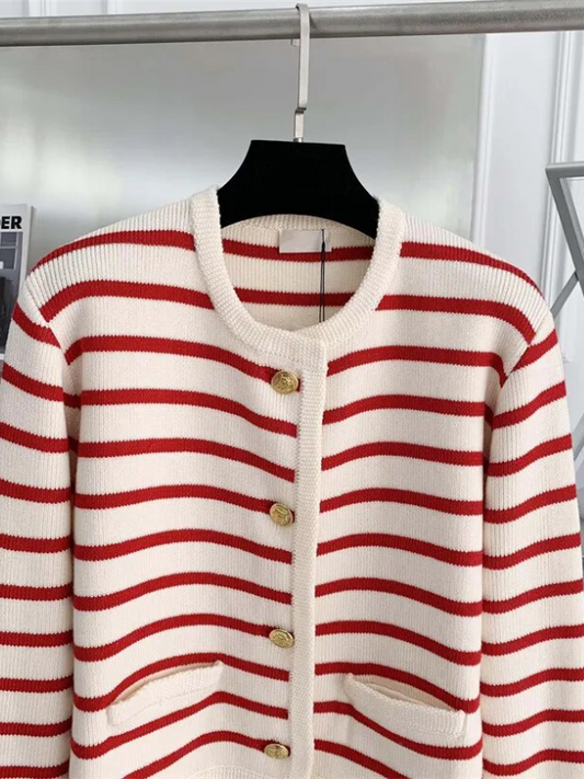 Stilvolles Streifenjackett Modern & Chic - IdealeKleiden