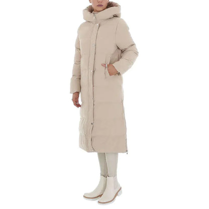 Long manteau d'hiver doux style italien