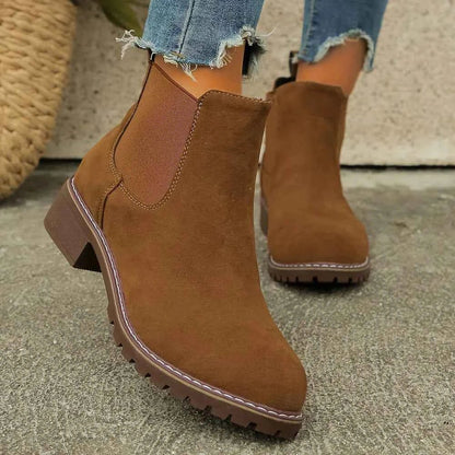 Elegante Chelsea Stiefel Lederschaft - IdealeKleiden