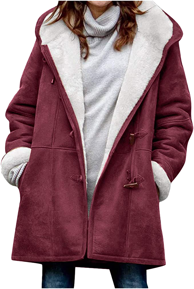 Veste d'hiver chaude pour femme en polaire douce