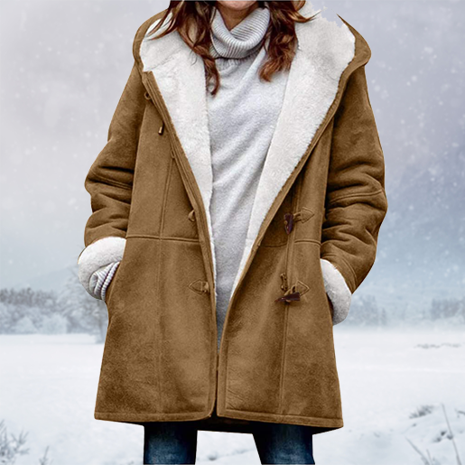 Veste d'hiver chaude pour femme en polaire douce
