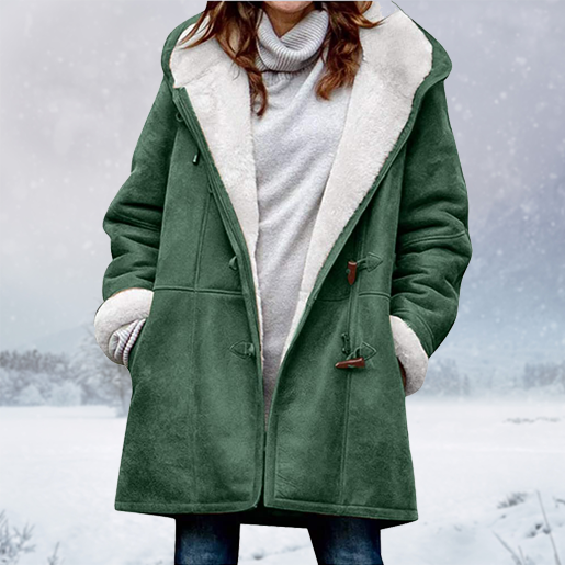 Veste d'hiver chaude pour femme en polaire douce