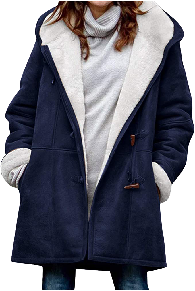 Veste d'hiver chaude pour femme en polaire douce