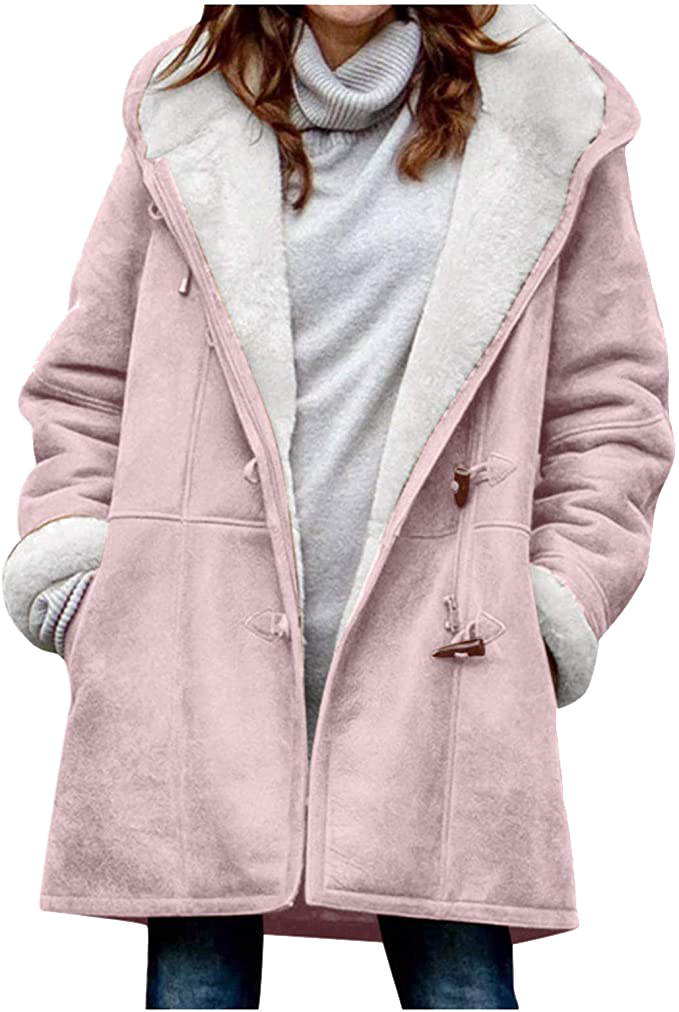 Veste d'hiver chaude pour femme en polaire douce