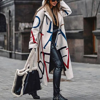 Manteau d'hiver femme chaud et élégant