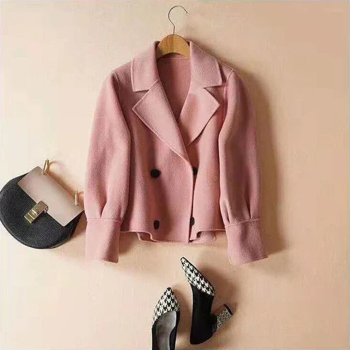 Manteau Classique Femme Uni Court