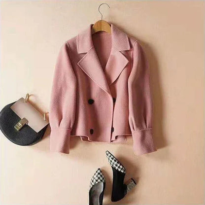 Manteau Classique Femme Uni Court