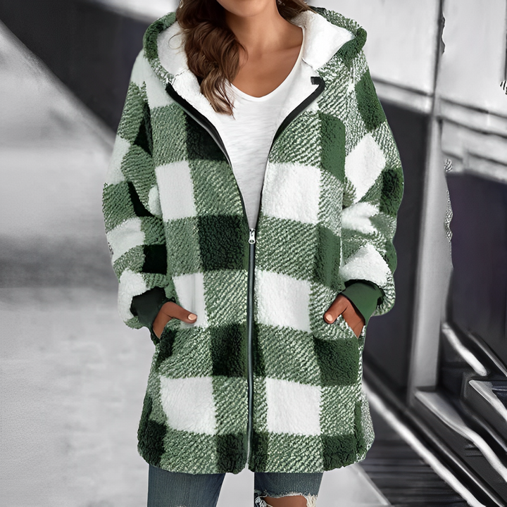 Manteau moderne pour femme avec capuche