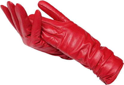 Gants souples pour femmes en imitation peau d'agneau
