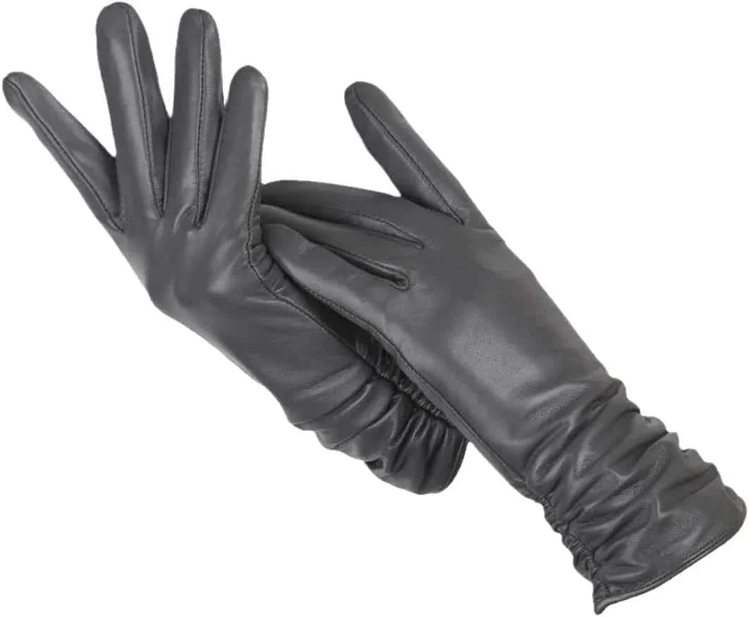 Gants souples pour femmes en imitation peau d'agneau