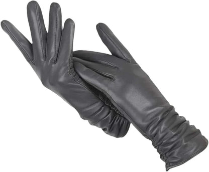 Gants souples pour femmes en imitation peau d'agneau