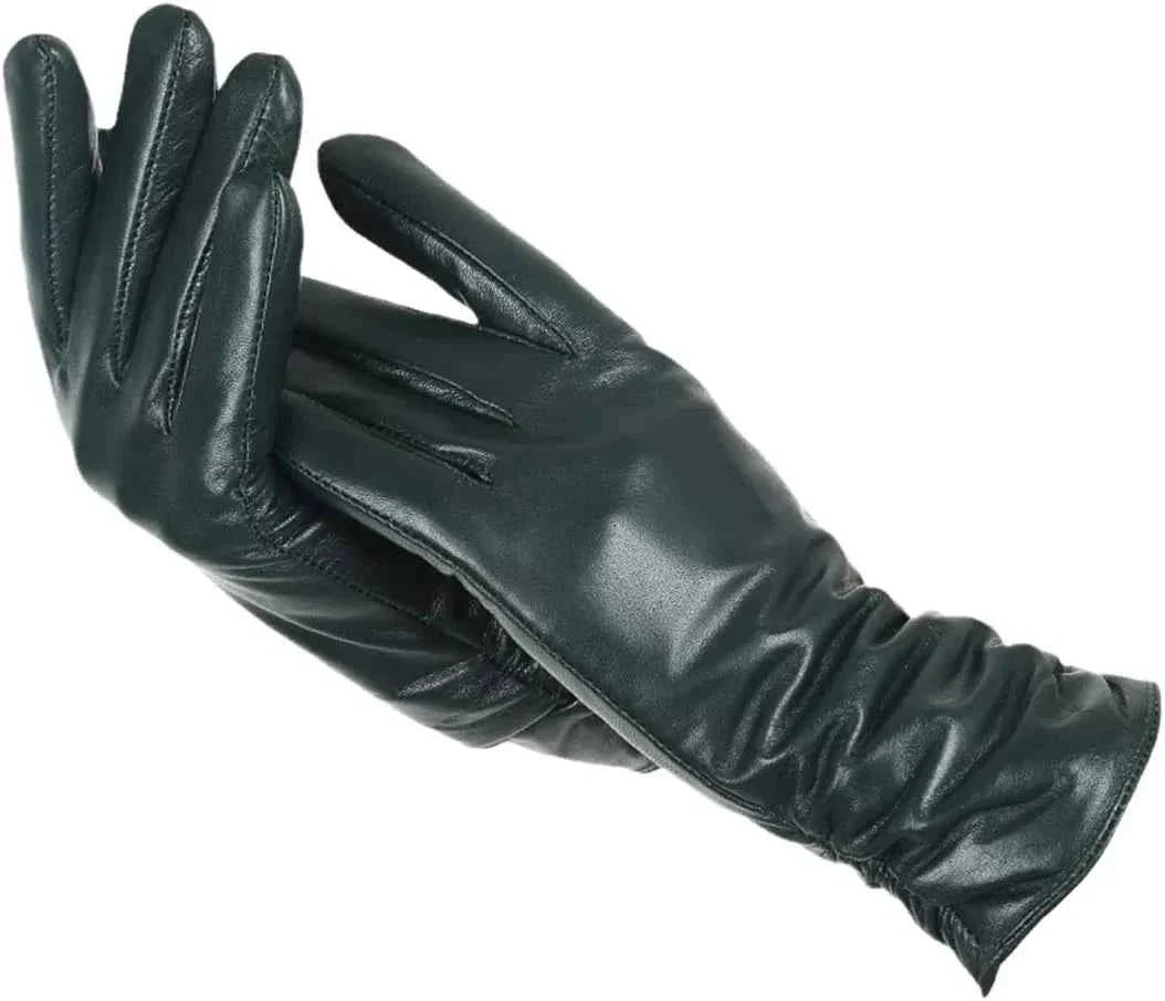 Gants souples pour femmes en imitation peau d'agneau
