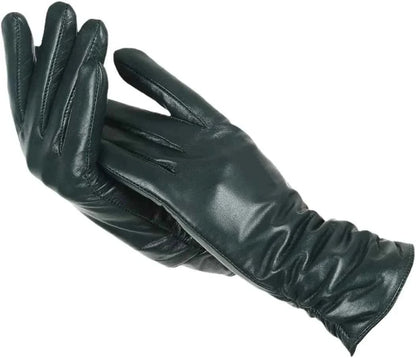Gants souples pour femmes en imitation peau d'agneau