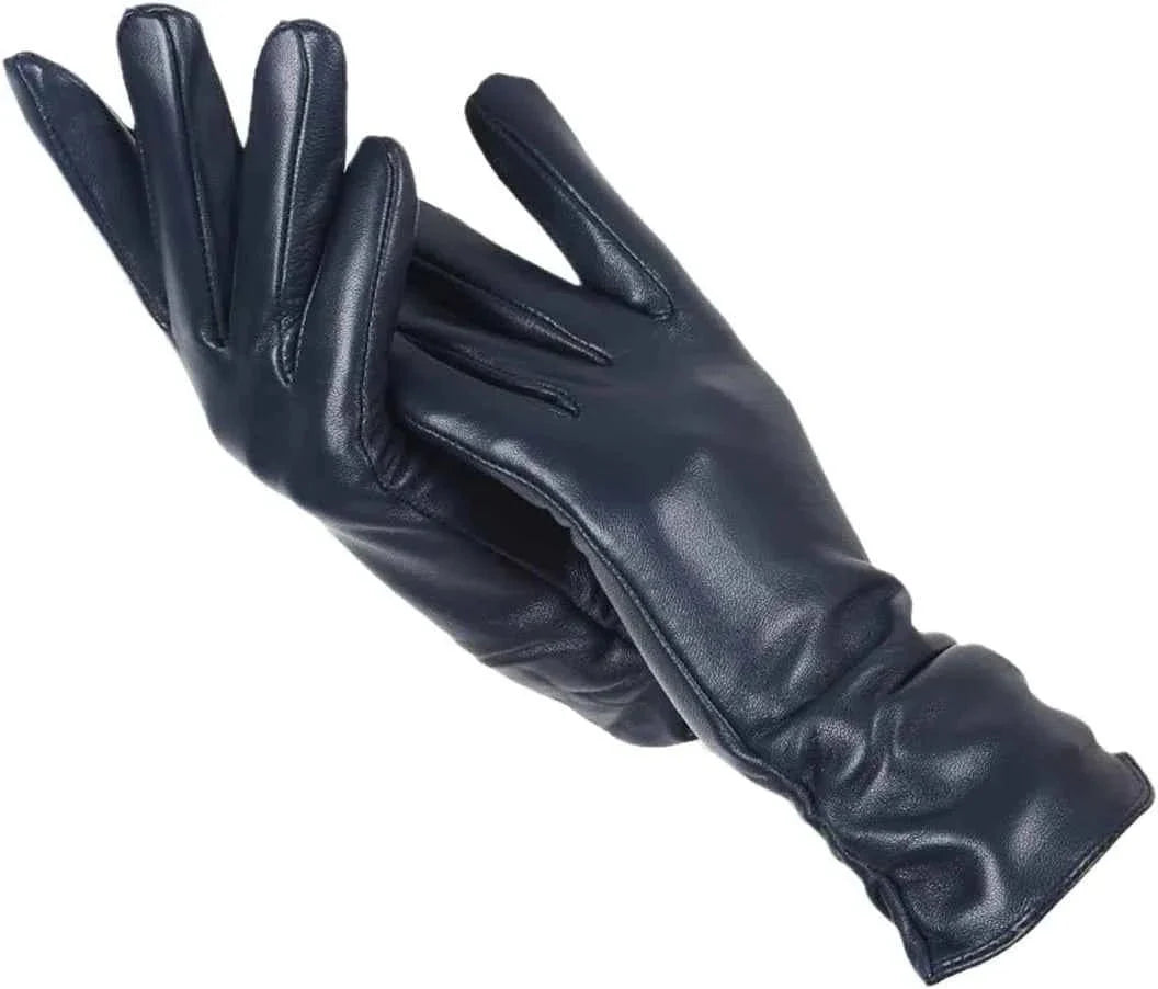Weiche Damen Handschuhe Lammfell Optik - IdealeKleiden