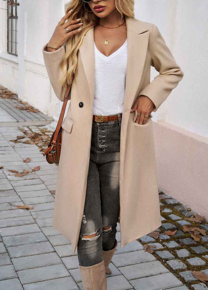Trench-coat oversize long élégant