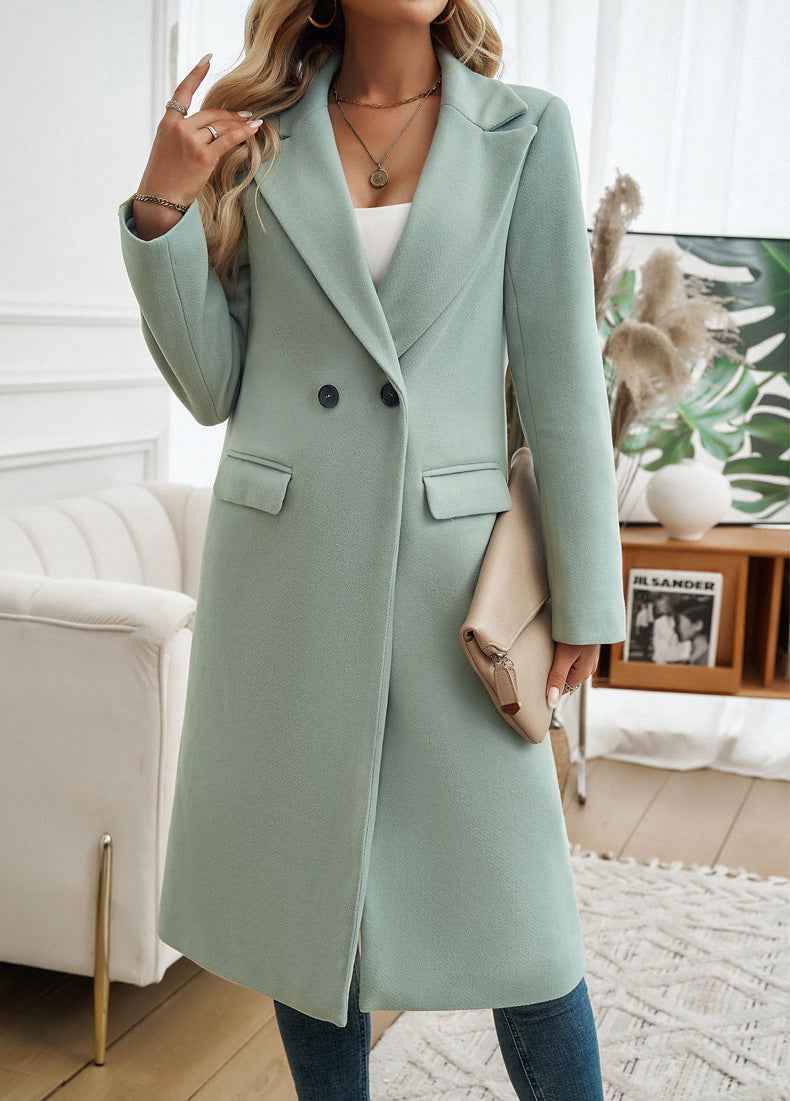 Trench-coat oversize long élégant