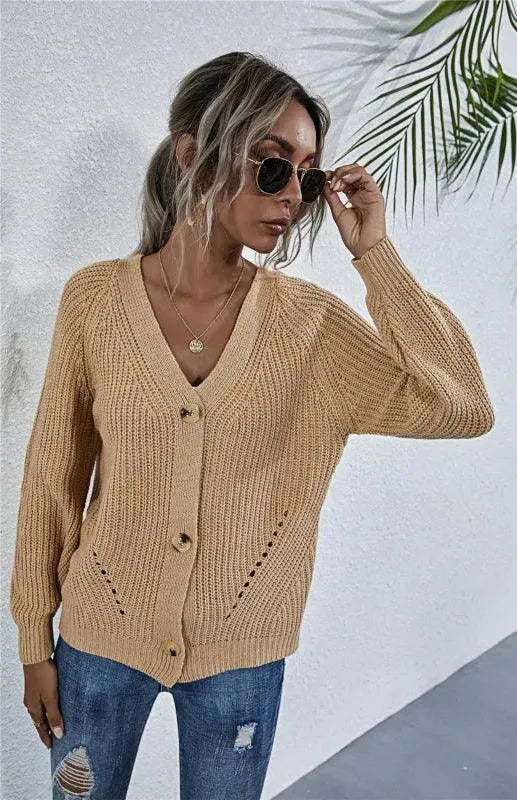 Écharpe femme cardigan boutons
