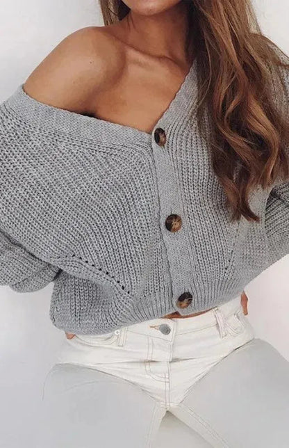 Écharpe femme cardigan boutons