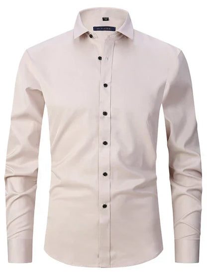 Chemise slim fit homme stretch sans repassage moderne