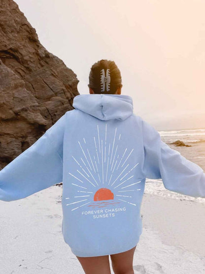 Sweat à capuche oversize confortable coupe décontractée