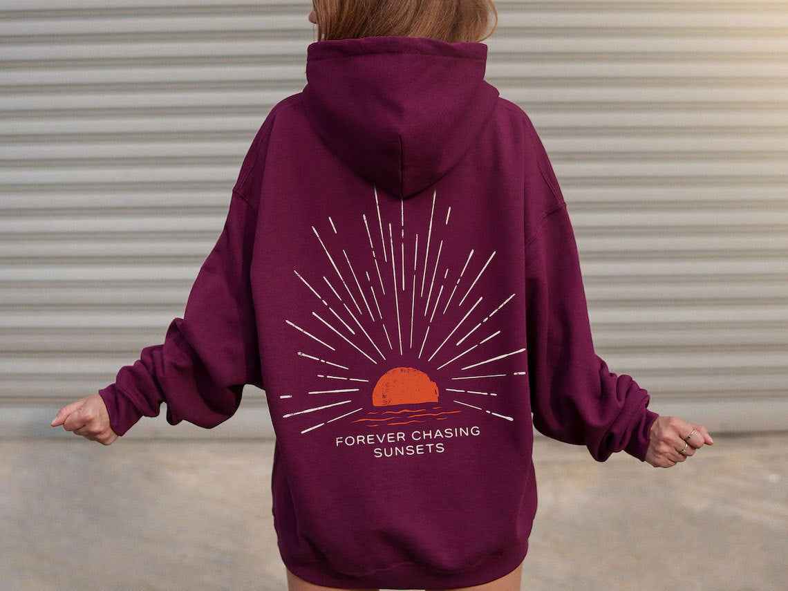 Sweat à capuche oversize confortable coupe décontractée