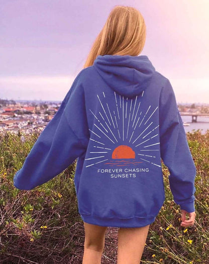 Sweat à capuche oversize confortable coupe décontractée