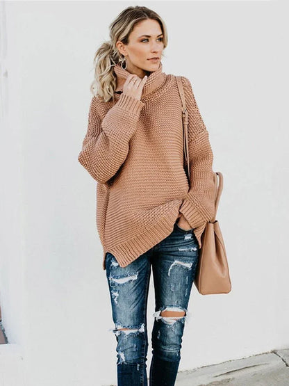 Pulls col roulé épais femme qualité premium