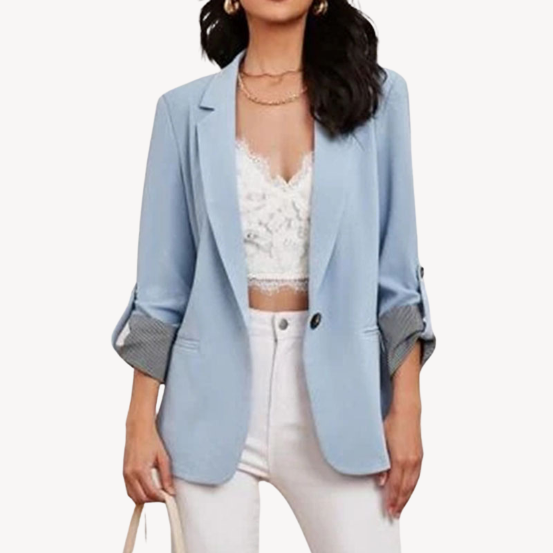 Veste décontractée pour femme manches 3/4 élégante