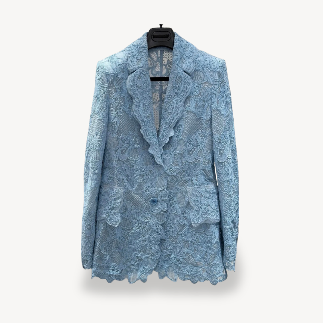 Blazer élégant pour femme avec dentelle