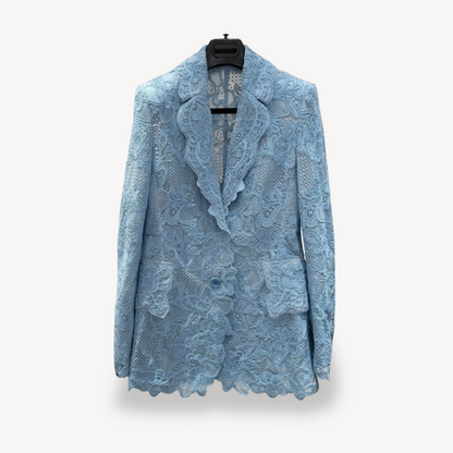 Blazer élégant pour femme avec dentelle