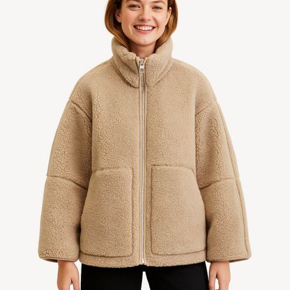 Polaire femme confortable zippée douce