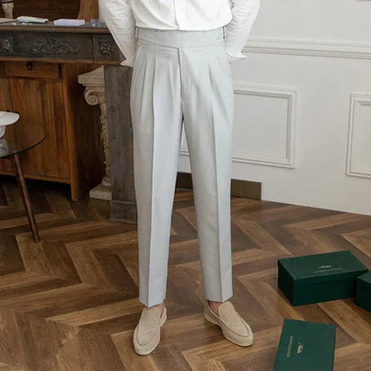 Pantalon Homme Classique À Boucles