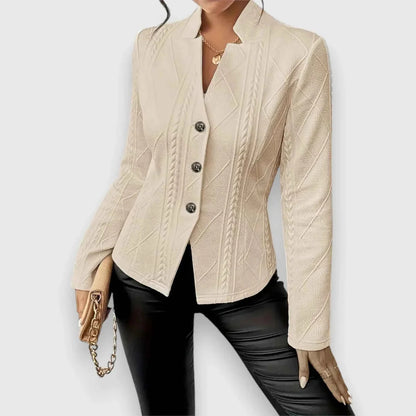 Veste légère de mi-saison coupe ajustée femme
