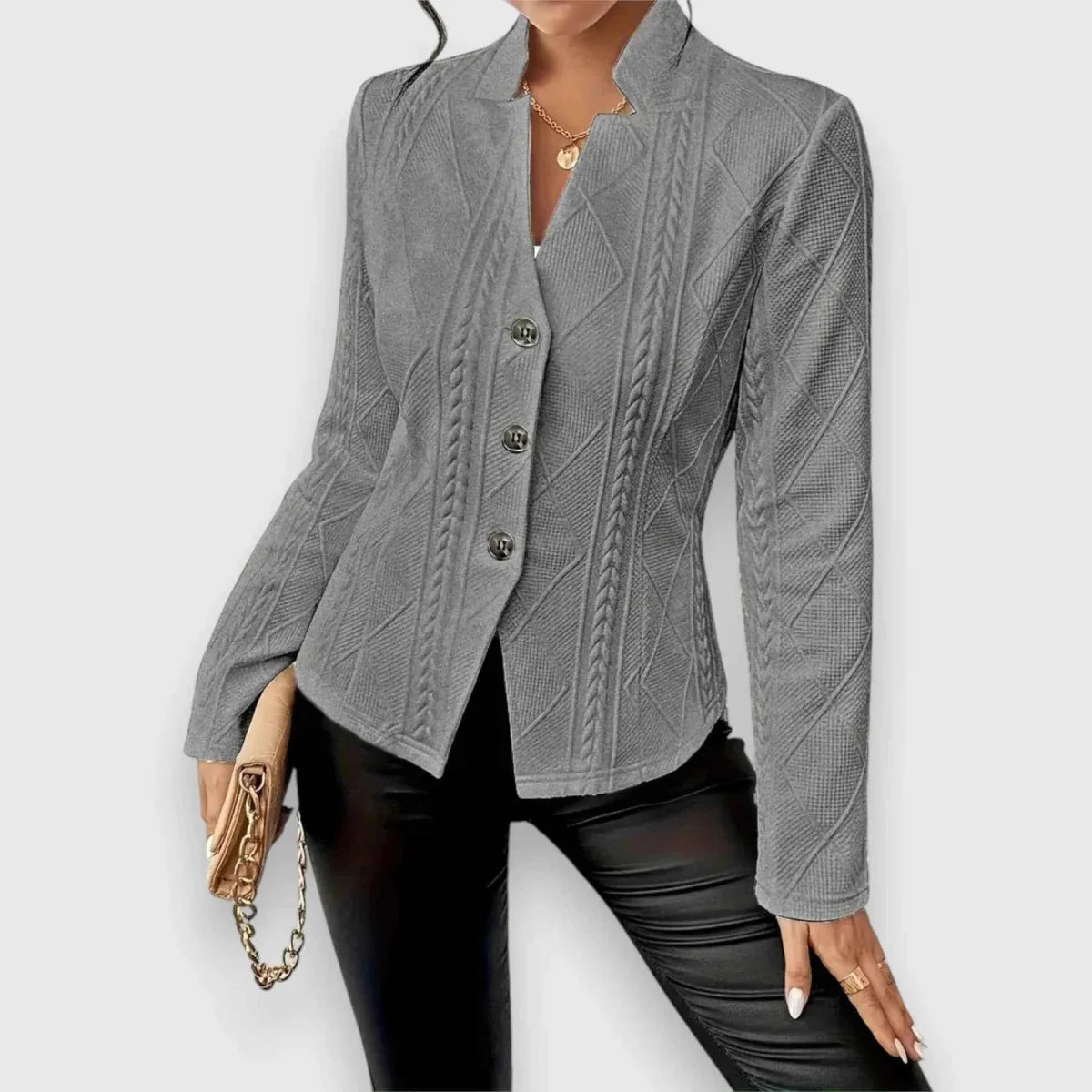 Veste légère de mi-saison coupe ajustée femme