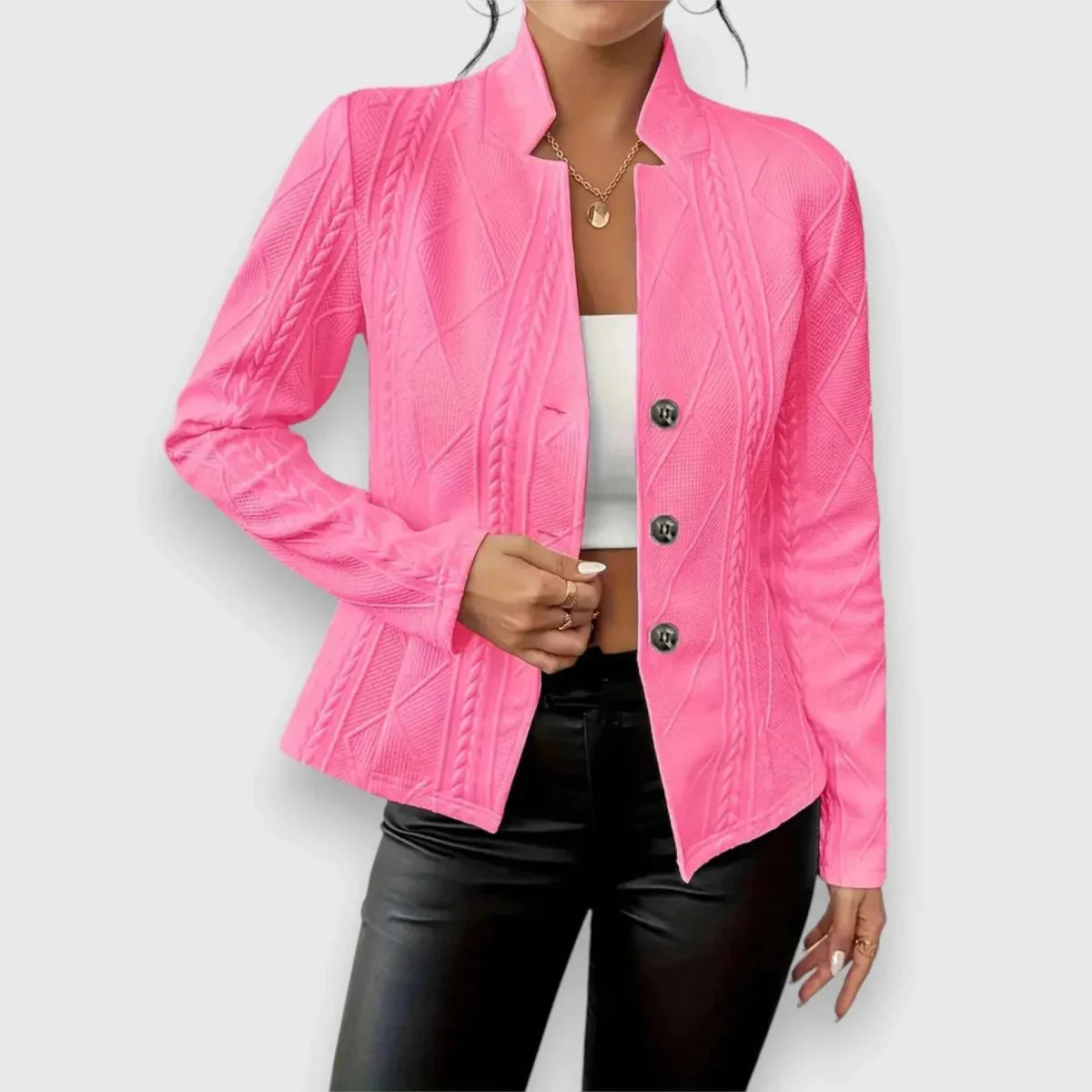 Veste légère de mi-saison coupe ajustée femme