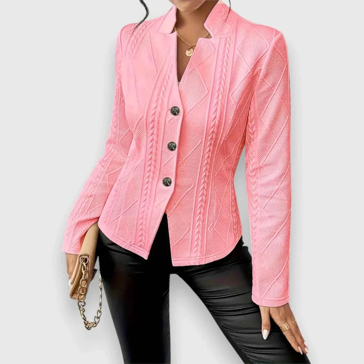 Veste légère de mi-saison coupe ajustée femme