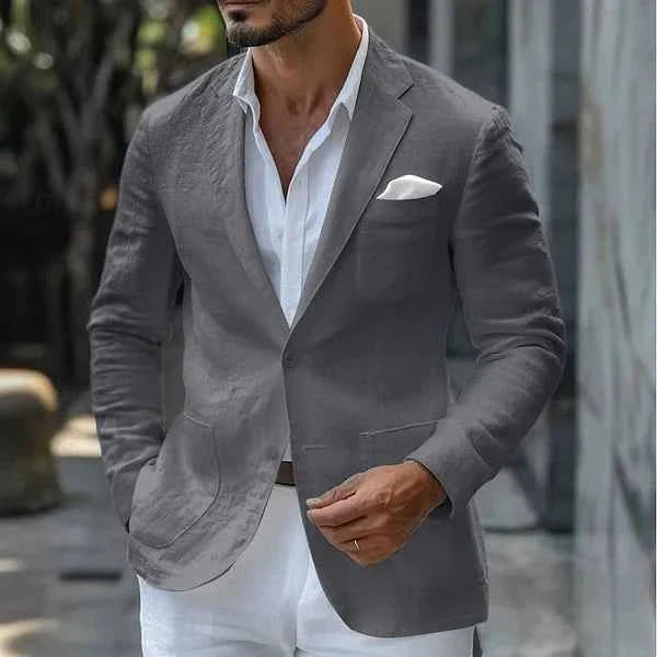 Veste homme en lin élégante