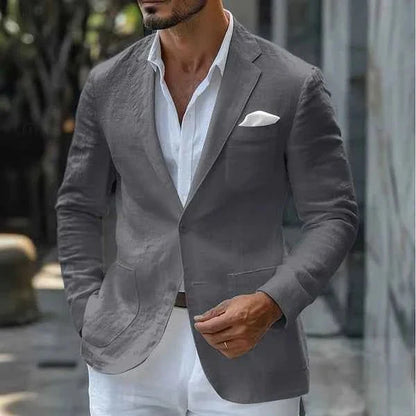Veste homme en lin élégante